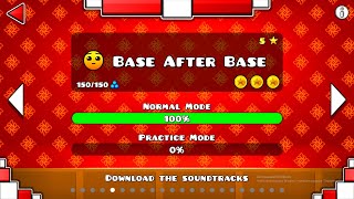 (Hard 5★) Geometry Dash - Level 5 - Base After Base - by RobTop - All Coins