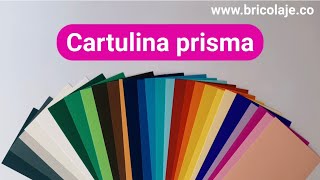 Conoce la Cartulina prisma (220 gramos)