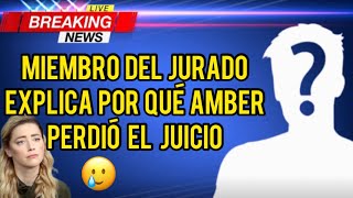 ‼️Entrevista a MIEMBRO DEL JURADO ⚠️ ¿Por qué no creyeron a Amber?