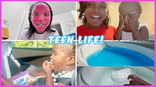 VLOG: BABY SITTING MY COUSINS, HIDE AND SEEK, SELF CARE ICE BATH | YOSHIDOLL