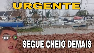 URGENTE - CANAL SÃO GONÇALO SEGUE CHEIO!   QUASE  ATOLEI O BANQUINHO, FICOU PERIGOSA ESSA ESTRADA.