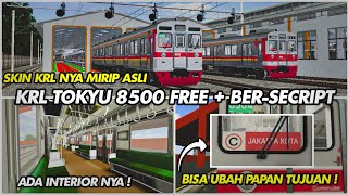 ADDONS LANGKA 🔥 | Share & Review Addons KRL Tokyu 8500 SRC edit DTR | share addons KRL terbaru free