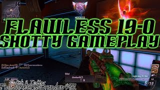 Black Ops 2 Flawless Shotgun Gameplay - DLC Camo Shotty Neon Green