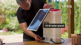 YT 86220 Battery sprayer with solar panel