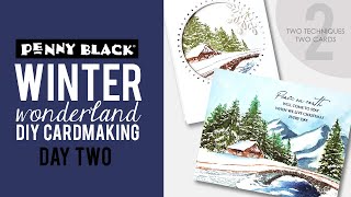 Day 2 | Winter Wonderland Series | Create this Winter Scene with Stamps