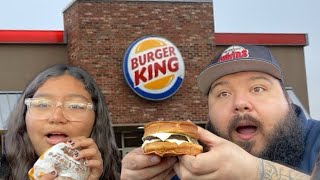 TRYING BURGER KINGS NEW MELTS!