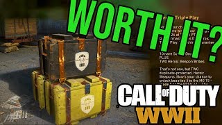 HEROIC TRIPLE PLAY BUNDLE In Call of Duty World War 2 - Is It Worth It? (CoD WW2 Supply Drop Bribe)