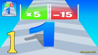 Merge Number: Run Master - Gameplay Mobile Game Walkthrough All Levels Android Ios Part 1