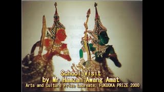 School visit by Mr. Hamzah Awang Amat, Arts and Culture Prize laureate, Fukuoka Prize 2000