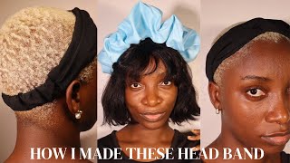 How To Make A Scrunchie & Turban HeadBands