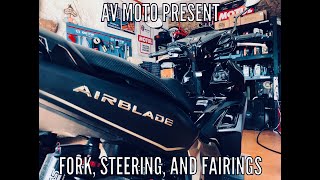 Honda AirBlade 150 Steering and Suspension Maintenance