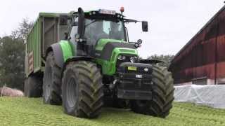 Claas jaguar 850 & Deutz 7230,Claas Arion 640, New Holland t 5070 am Maishäckseln [HD]