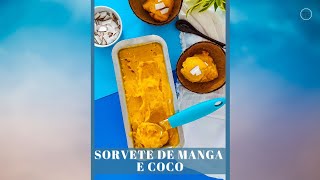 SORVETE DE MANGA COM COCO| #shorts