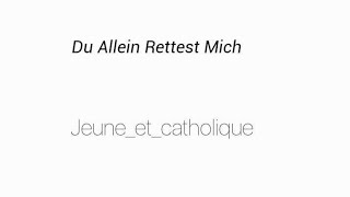 chant catholique allemand (louange) : « Du Allein Rettest Mich» d'Hillsong / Jeune_et_catholique