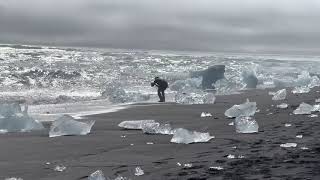 Iceland's glittering Diamond Beach