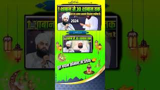 🤲 1शाबान से 30 शाबान तक का अमल | शबरात के अमल | shab e barat ka wazifa