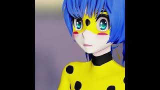 MMD Miraculous X Yandere Simulator Little kiss