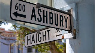 WALK ALONG HAIGHT TO ASHBURY SAN FRANCISCO