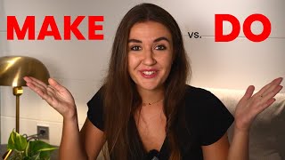 MAKE vs DO: how to use them? TOP 20 English Vocabulary Phrases