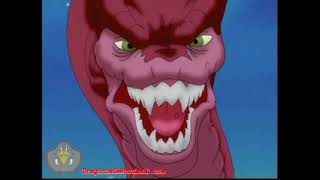 The Land Before Time 016   Draconic Long Neck Attacks Chomper