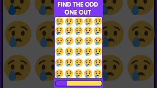 Find the odd one out - Emoji quiz