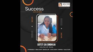 Placement achiever story by Goteti Sai Sindhuja | got selected in ZF INDIA| 5.5 LPA | Vector India