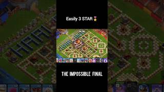 Easily 3 Star on THE IMPOSSIBLE CHALLENGE #clashofclans #coc #clashofclansvideos #shorts