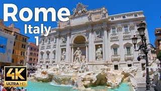 Rome, Italy Walking Tour Part 1 (4k Ultra HD 60fps) – With Captions