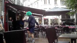 Michael Jacksons moon walk in Nantes France