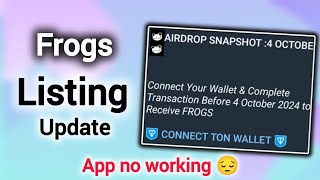 FROGS Listing Update? | Make a Transaction: Real or Fake?