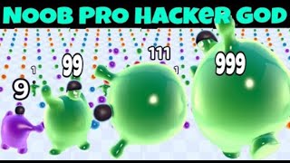 Wobble Man Race Run - All Levels By NOOB vs PRO vs HACKER vs GOD