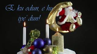 Yoruba  Christmas greetings video card in own language. Copy & Send to your relations