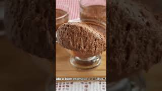 Já fez mousse de chocolate com 4 ingredientes!? Tem receita aqui no canal, vem ver!#shorts #receitas