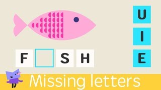 Missing letters & Words ABC Alphabet with Kokoro Kids