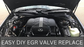 HOW TO REPLACE EGR VALVE ON YOUR MERCEDES [M112 & M113 ENGINE]