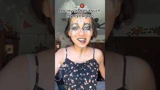 eyebrows to lashes #funny #relatable #ytshorts #comedy #jokes #fake #makeup