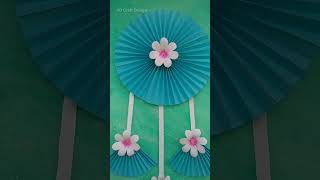 Beautiful 😍 Wall Hanging Craft Idea • Easy Paper Craft #shorts #youtubeshorts #viral #wallhanging