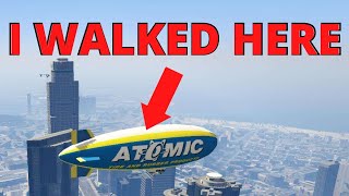 Jumping on an Airship in #gta5 #shorts #gamingshorts #gaming #gtav