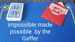 Best card trick of the YEAR. impossible made possible by the Gaffer