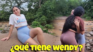 Que fue lo que le sucedió a Wendy Méndez - Jasmin Aragón le brinda un abrazo en el río