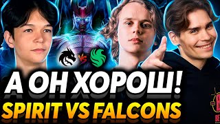 Как там новые Спирит? Его ТБ я изучил идеально! Nix и Dyrachyo смотрят Team Spirit vs Team Falcons