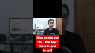 Kabar gembira dari POS ! data Bayar PKH termin 8 sudah turun di 38 Kabupaten/Kota #shorts