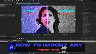 How to apply preset in after effects | Avengers shorts