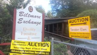 Auction Saturday in Asheville Biltmore Exchange