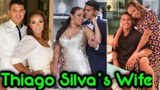 Thiago Silva & his Wife Isabele da Silva