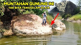 Nyata Terjadi !! Aneh Batu Muntahan Gunung ini Tidak Bisa Tenggelam Di Air