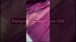 partywear saree price 950 book fast WhatsApp number 6351700291 #onlineshopping #partywearsaree #new