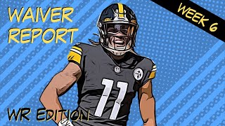 Fantasy Football Waiver Wire Report - WEEK 6 WIDE RECEIVERS