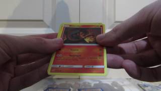 Opening 10 packs of pokemon Sun and moon Guardians Rising