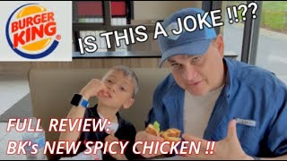 Burger King's NEWLY RELEASED Spicy Chicken Sandwich REVIEW